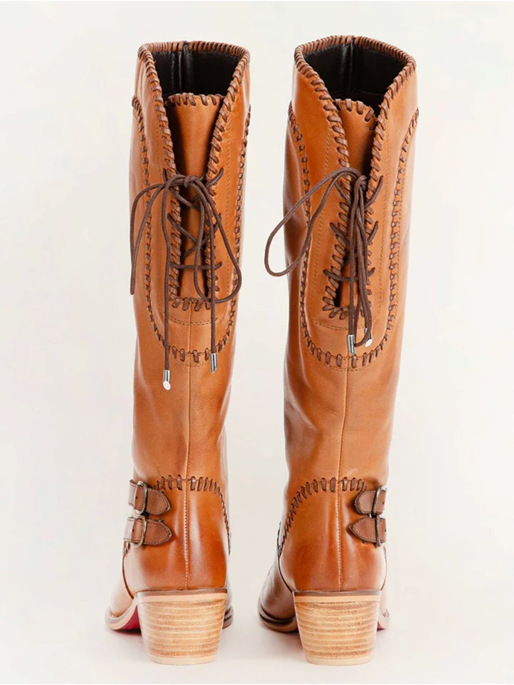 MYRA | LOYAL WEST DUSTY TRAIL HIGH BOOT IN CALFSKIN - Picture 2 of 4